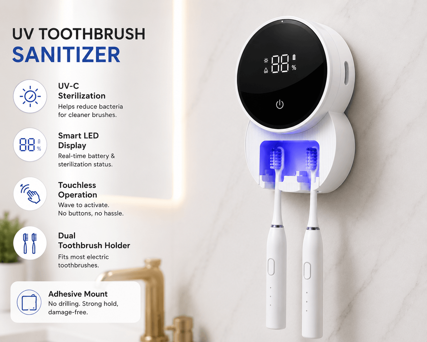 UV-C Sanitizer Case - features