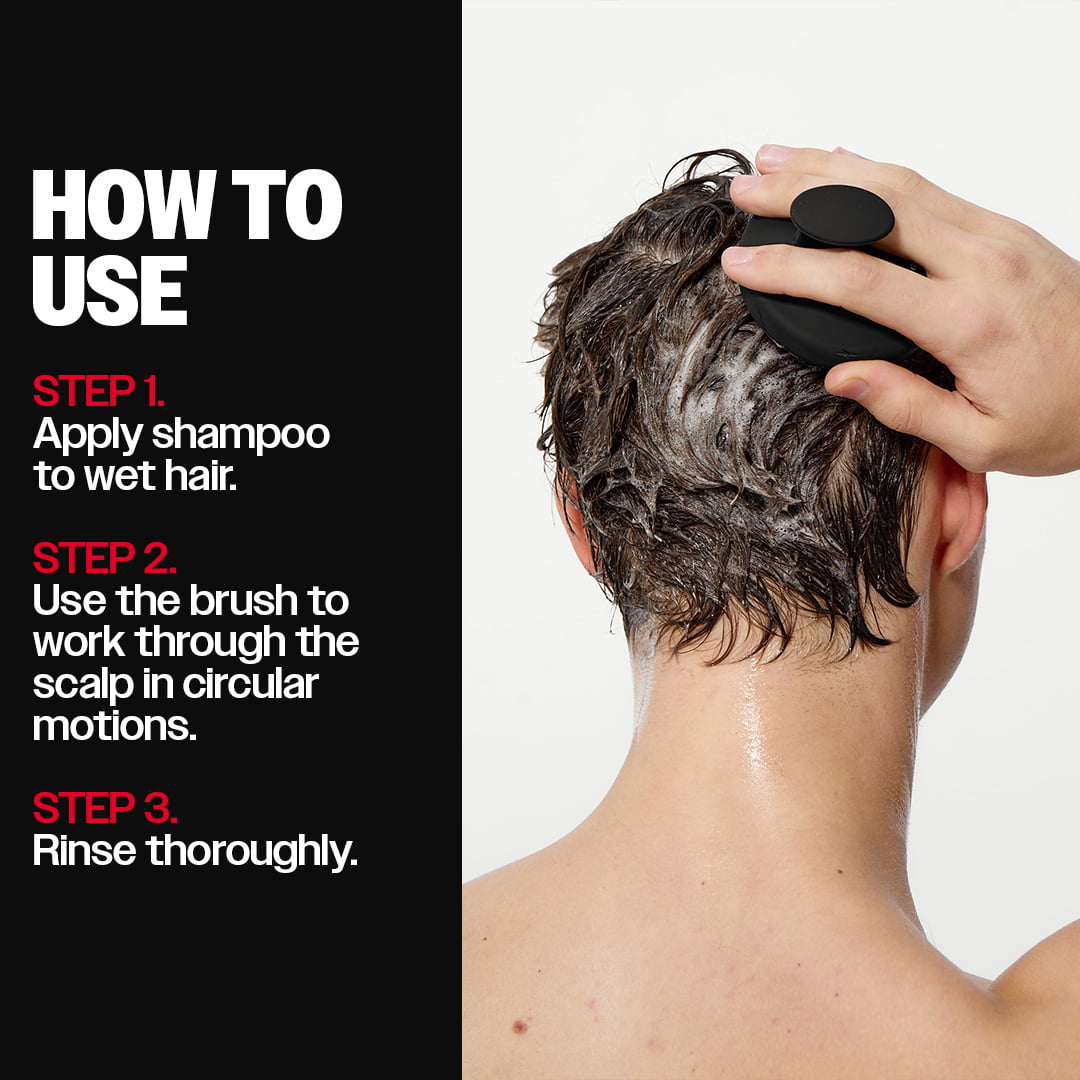 Silicone Scalp Scrubber - bristles detail