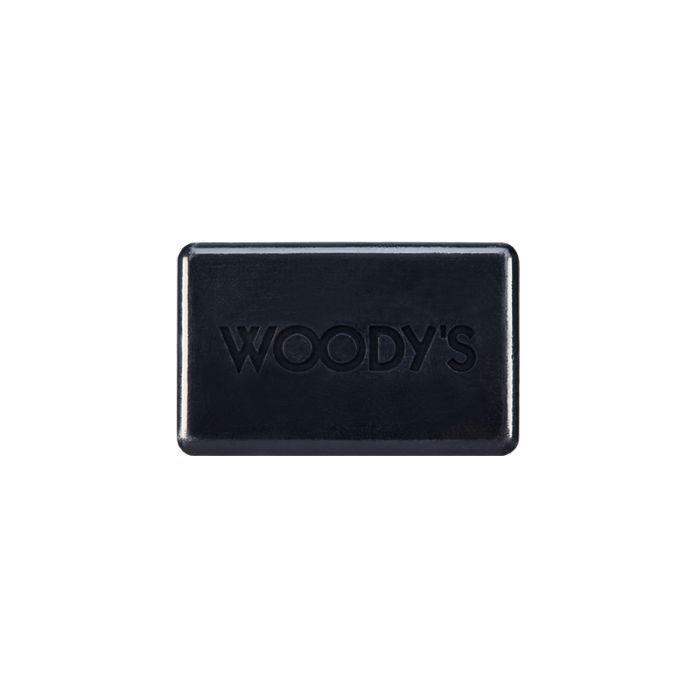Activated Charcoal Black Bar Soap - front view